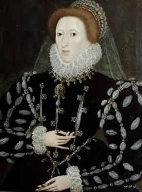 Elisabetta I , regina d'Inghilterra, in un ritratto di N. Hilliard (Vienna, Kunsthistorisches Museum).De Agostini Picture Library/G. Nimatallah