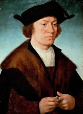 Joos van Cleve. Ritratto di Ignoto (Firenze, Uffizi).De Agostini Picture Library