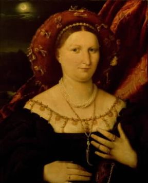 Lorenzo Lotto. Ritratto di Lucina Brembate (Bergamo, Accademia Carrara).De Agostini Picture Library/A. De Gregorio
