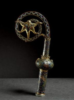 Pastorale . Riccio di bastone pastorale in rame e smalto (sec. XIII), conservato nella cattedrale di Poznan.De Agostini Picture Library/A. De Gregorio