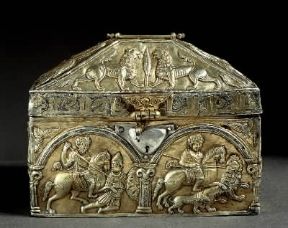 Reliquiario di San Stanislao (Cracovia, Tesoro della Cattedrale di Wawel).De Agostini Picture Library/A. De Gregorio