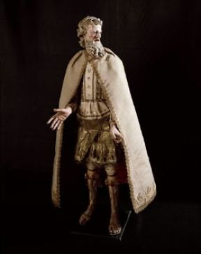 Anton Maria Maragliano. Statuina in legno di ispirazione popolare (Genova, Palazzo Rosso).De Agostini Picture Library/A. De Gregorio