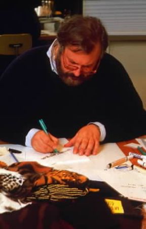 Gianfranco FerrÃ©. Lo stilista al lavoro.FerrÃ©