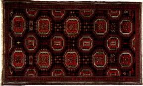 Tappeti Baluchistan. Esemplare tessuto dai nomadi nella zona di Torbat-e-Heydariyeh.De Agostini Picture Library