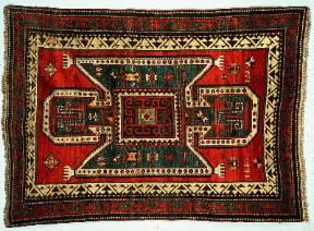 Tappeti caucasici. Tappeto Lori-Pambak (Armenia).De Agostini Picture Library