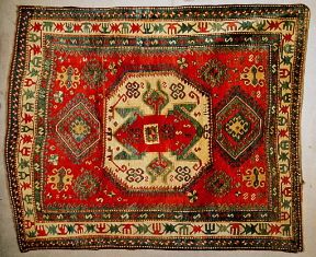 Tappeti caucasici. Tappeto dell'area di Kuba (Azerbajdzan).Photo Studio 2