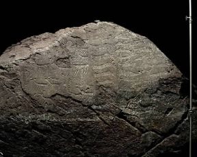 Rupestre. Incisioni raffiguranti figure animali su un masso detto di Cemmo, localitÃ  nella Valcamonica, nota appunto per i numerosi petroglifici.De Agostini Picture Library / M. Carrieri
