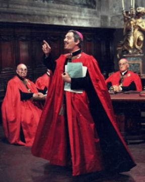 Nino Manfredi in un fotogramma del film In nome del papa re (1977) di Luigi Magni.De Agostini Picture Library