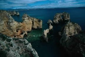 Algarve. Veduta di Punta da Piedad.De Agostini Picture Library/C. Sappa