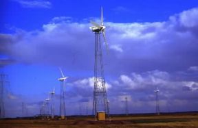 Energia. Sfruttamento dell'energia eolica in Danimarca.De Agostini Picture Library/S. Vannini