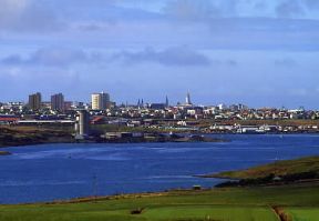 Reykjavik. La cittÃ  Ã¨ situata sulla sponda meridionale della baia di Faxa.De Agostini Picture Library/N. Cirani