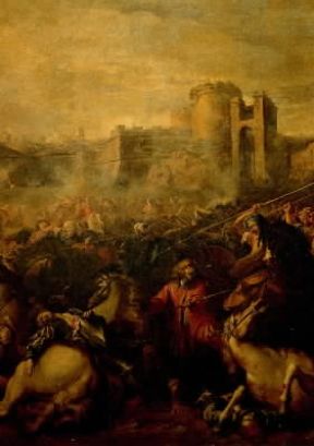 Salvator Rosa. Battaglia ; particolare (Firenze, Palazzo Pitti).De Agostini Picture Library / G. Nimatallah