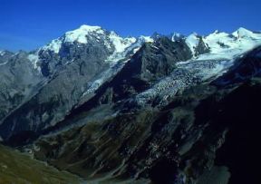 Ortles . Veduta del gruppo montuoso.De Agostini Picture Library/M. Pedone