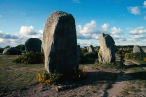 Carnac. Una veduta dei menhirs.De Agostini Picture Library/G. SioÃ«n