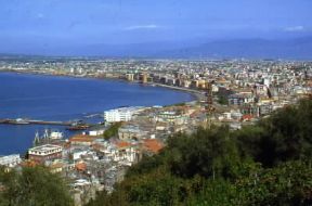 Castellammare di Stabia. Veduta panoramica della localitÃ  campana.De Agostini Picture Library/A. Dagli Orti