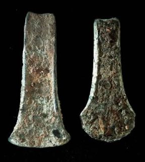 Hallstatt. Asce dell'EtÃ  del Ferro (Treviso, Museo Civico).De Agostini Picture Library / A. Dagli Orti