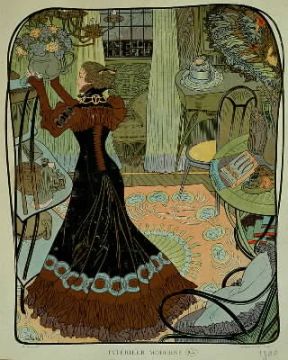 Marcel Proust. Incisione di G. Feure per Alla ricerca del tempo perduto (Parigi, MusÃ©e des Arts DÃ©coratifs).De Agostini Picture Library/G. Dagli Orti