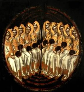 Ridolfo Guariento. Gerarchie angeliche (Padova, Museo Civico).De Agostini Picture Library / A. Dagli Orti