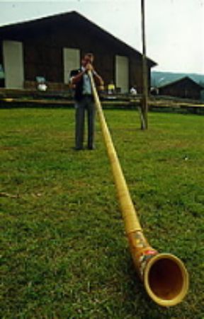 Alto Adige. Strumento caratteristico del folklore altoatesino.De Agostini Picture Library