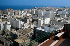 Augusta (Sicilia). Veduta dell'abitato.De Agostini Picture Library / M. Leigheb