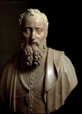 Giorgio Vasari ritratto in un busto (Arezzo, Casa Vasari).De Agostini Picture Library/G. Nimatallah
