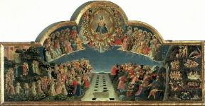 Giudizio. Il Giudizio universale del Beato Angelico (Firenze, Museo di San Marco).De Agostini Picture Library / G. Nimatallah