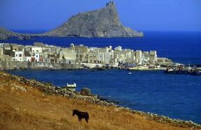 Isole Egadi . Veduta di Marettimo con Punta Troia.De Agostini Picture Library/M. Leigheb