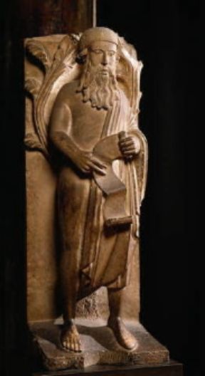 Benedetto Antelami. La raffigurazione dell'autunno appartenente alla serie delle Stagioni (Parma, Battistero).De Agostini Picture Library/A. De Gregorio