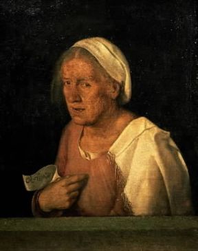 Giorgione. La vecchia (Venezia, Gallerie dell'Accademia).De Agostini Picture Library / A. Dagli Orti