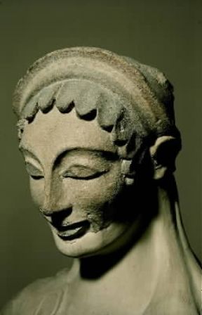 Scultura. Statua fittile dal tempio del Portonaccio a Veio, sec. V. a. C. De Agostini Picture Library / C. Bevilacqua