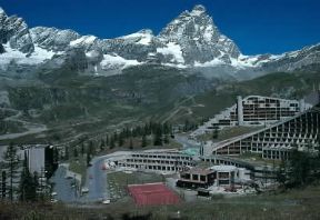 Valle d'Aosta. Scorcio di Breuil-Cervinia.De Agostini Picture Library/N. Ciriani
