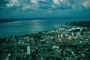 Anchorage. Veduta della cittÃ .De Agostini Picture Library/M. Bertinetti