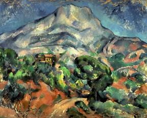 Francia. Il monte Sainte-Victoire di P. CÃ©zanne (San Pietroburgo, Ermitage).De Agostini Picture Library/V. Pirozzi