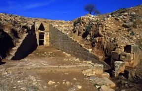 Micene. L'ingresso della tomba di Clitennestra.De Agostini Picture Library/A. Vergani