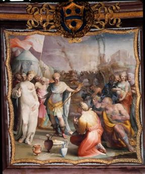 Domenico Beccafumi . La continenza di Scipione (Siena, Palazzo Bindi-Sergardi).De Agostini Picture Library