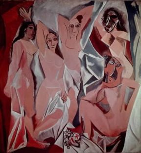 Cubismo. Le demoiselle d'Avignon di Pablo Picasso (1907; New York, Museum of Modern Art).De Agostini Picture Library / G. Nimatallah