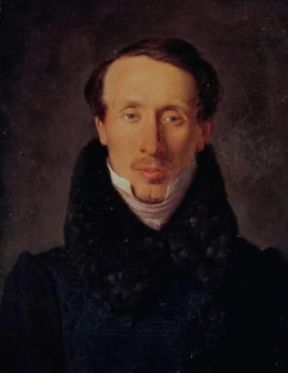 Hans Christian Andersen in un ritratto di A. KÃ¼hler (Copenaghen, Nationalhistoriska Museum).Copenaghen, Museo