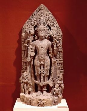 Avatara. Stele di Visnu, sec. XII (Parigi, MusÃ©e Guimet).De Agostini Picture Library / G. Dagli Orti