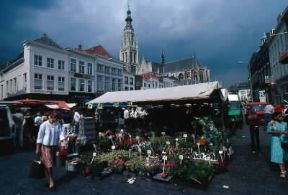 Brabante Settentrionale. Mercato settimanale nella cittÃ  di Breda.De Agostini Picture Library/C. Sappa