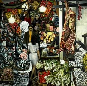 Renato Guttuso. Vucciria (1974; UniversitÃ  di Palermo).De Agostini Picture Library / F. Ferruzzi