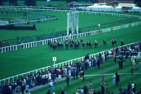 Ippodromo . L'ippodromo di Ascot in Gran Bretagna.De Agostini Picture Library/G. Wright