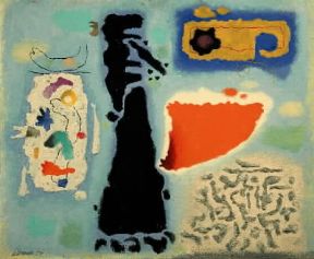 Willi Baumeister . Scherzo (1954; Roma, Galleria Nazionale d'Arte Moderna).De Agostini Picture Library/A. De Gregorio