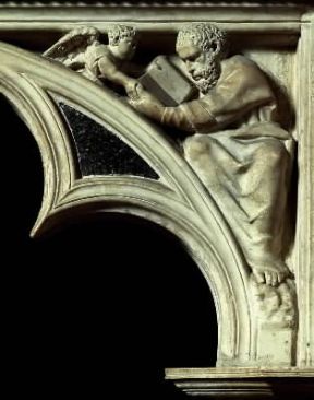 Gotico. Particolare del pergamo di Giovanni Pisano (Pisa, duomo).De Agostini Picture Library / G. Nimatallah