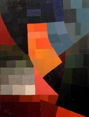 Otto Freundlich. La composizione (Saint-Ãˆtienne, MusÃ©e d'Art et d'Industrie).De Agostini Picture Library/G. Dagli Orti