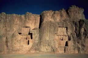 Artaserse I. La tomba di Artaserse I Longimano a Naqsh-i-Rustam.De Agostini Picture Library/N. Cirani