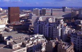 Casablanca. Una veduta del centro della cittÃ .De Agostini Picture Library/M. Leigheb