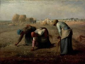 Jean-FranÃ§ois Millet. Le spigolatrici (Parigi, MusÃ©e d'Orsay).De Agostini Picture Library/J. E. Bulloz