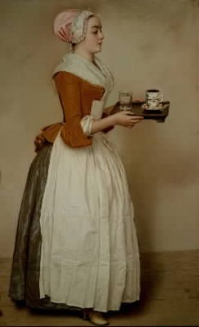 Jean-Ãˆtienne Liotard. La cioccolataia (Dresda, Staatliche Kunstsammlungen).De Agostini Picture Library/E. Lessing