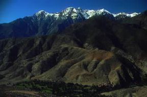 Marocco. Altopiani della catena dell'Atlante presso Tizi n'Test.De Agostini Picture Library/C. Sappa