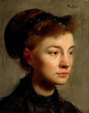 Hilaire-Germain-Edgar Degas . Portrait de jeune femme (Parigi, MusÃ©e d'Orsay).De Agostini Picture Library/G. Nimatallah